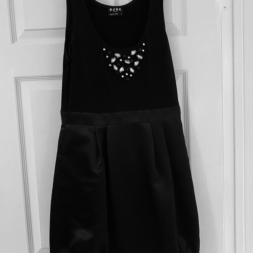 BCBG Paris Black Cocktail Dress - size 8